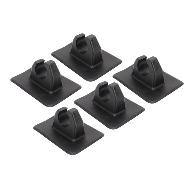 Clips para remos de Kayak, soporte de paleta inflable de plástico para bote, Clip para Kayaks, canoas, botes de remos, color negro, 5 uds.