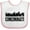 White and Pink, variant on Inktastic Cincinnati Skyline Grunge Boys or Girls Baby Bib