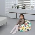 thumbnail image 4 of Animal Print beanbag Chair Soft Teens Paw print, 4 of 8