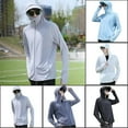thumbnail image 3 of Vêtements de Protection Solaire en Fibre de Polyester Veste de Sport Pliable pour Protection Solaire, 3 of 5
