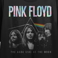 thumbnail image 2 of Pink Floyd Distressed Group Shot Prism on Black Short Sleeve Adult Crop T-Shirt-Large, 2 of 7