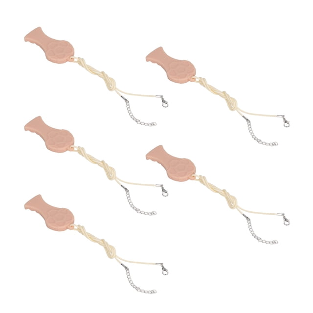 Collar para Masticar de Silicona ANGGREK 5 Piezas Tamaño Ajustable