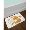 thumbnail image 2 of Unicorn Bath Mat, Exquisite Vivid Hair Cute Unicorn with Fairies Imaginary Legendary Creature Art Print, Non-Slip Plush Mat Bathroom Kitchen Laundry Room Decor, 29.5 X 17.5 Inches, Multi, Ambesonne, 2 of 2