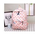 thumbnail image 2 of La nueva mochila a cuadros de moda, la versión coreana de la pequeña c, 2 of 5