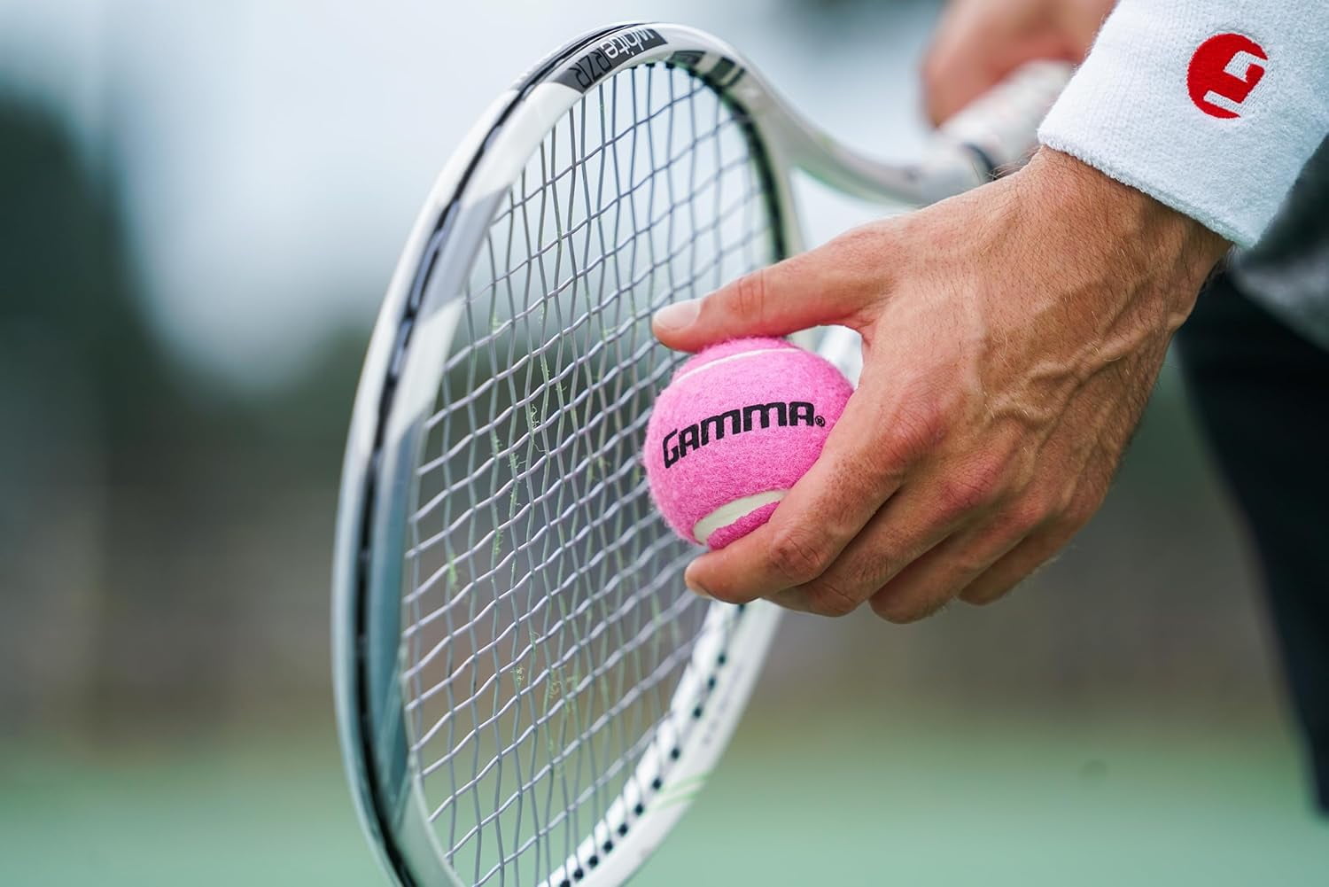 GAMMA Pressurized Tennis Balls, Pink, 10.25" x 8.50" x 2.25", 12 Counts