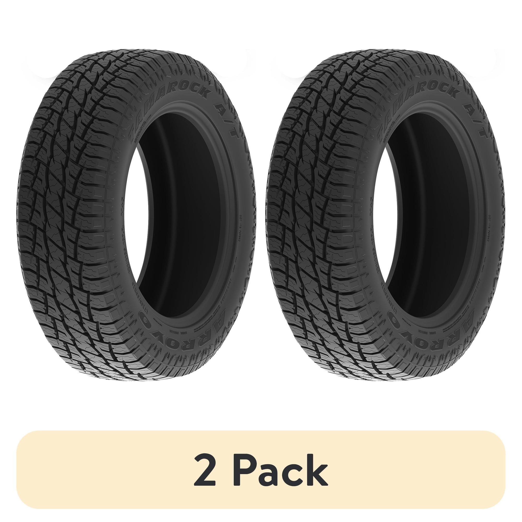 (2 pack) Arroyo Tamarock A/T All Terrain 225/65R17 102T Light Truck Tire