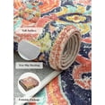 thumbnail image 2 of Wonnitar 4'Round Bohemian Medallion Rug,Oriental Distressed Small Round Area Rug Vintage Washable Entryway Foyer Mat Non-Slip Non-Shedding Low-Pile Sofa Bathroom Carpet, 2 of 8