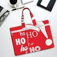thumbnail image 6 of Kdxio Saying Ho Ho Ho File Tote Document Bag Business Briefcase Bag Document Organizer Tote Briefcase for Letter A4 Files Business Teacher Office Bag, 6 of 8