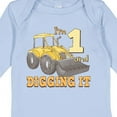 thumbnail image 4 of Inktastic I'm 1 and Digging It Bulldozer Boys or Girls Long Sleeve Baby Bodysuit, 4 of 5
