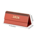 thumbnail image 2 of Fwttom Small Desk Calendar 2025-2026 - Exquisite Desktop Calendar with To-Do List Notes, July 2025 to December 2026, Calendar for Home School Office Desk Top, 2 of 6