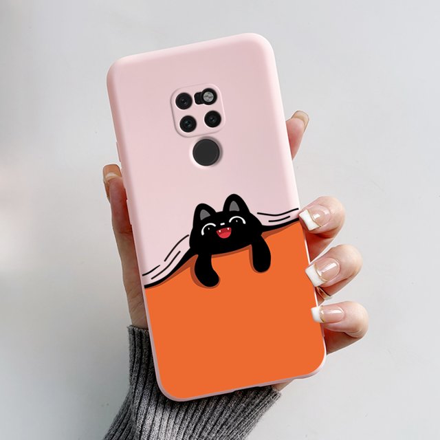 Case For Huawei Mate 20 Pro Coque Cute Rabbit Panda Cover Slim Soft Silicone Phone Case For Huawei Mate20 Pro 20Pro Fundas Capa Pink-L11 For Mate 20