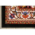 thumbnail image 5 of Nourison Oakdale 5'3" x 7'3" Black Center Medallion Indoor Rug, 5 of 6