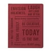 Burgundy BE CREATIVE Leather-like 8x10 Journal by Eccolo trade LOFTY THINKING Collection