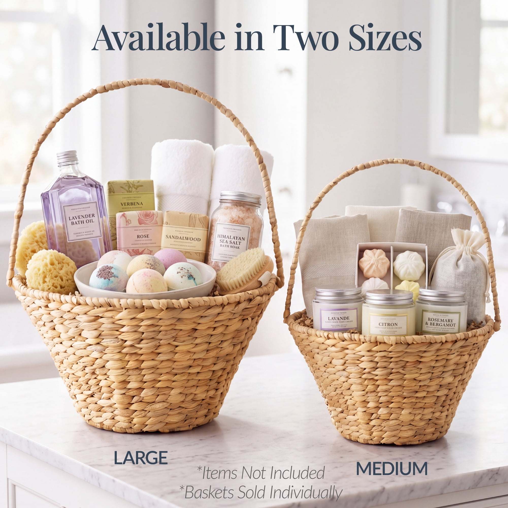 Best Choice Products Handwoven Medium Mother's Day Gift Basket, 20 inch Basket Basket w/Collapsible Handle - Natural
