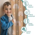 thumbnail image 3 of Blackout Kids Curtains,Boho Bohemia Rainbow Childrens Insulated Curtains Set Of 2,Bedroom Essentials,Toddler Room Decor 52"x63"(132x160cm), 3 of 4