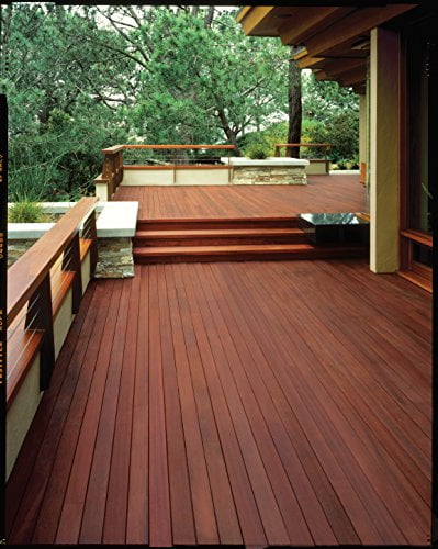 KILZ Waterproofing Wood Stain, Exterior, Semi-Transparent, Redwood, 1 Gallon