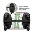 thumbnail image 4 of Xecao Frog and Mushrooms print Elastic Luggage Cover, with double-sided print , is perfect for travel, business, and daily use (NOT included luggage!), 4 of 9