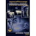 thumbnail image 2 of Men's Star Wars: The Mandalorian Ahsoka Tano Jedi Collage  Graphic Tee Navy Blue Large, 2 of 5