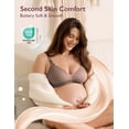 thumbnail image 2 of Sujetador de lactancia Momcozy Seamless Pregnancy Maternity Marrón oscuro, 2 of 8