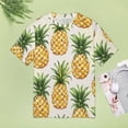 thumbnail image 4 of Lunarable Pineapple Women's Short Sleeve Tops Casual Blouses T Shirt, 4 of 6