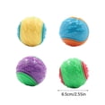 thumbnail image 2 of YaoZQ Squeaky Dog Ball, High Bounce TPR Chew Toy, Interactive Fetch Toy for Small Medium Dogs, Dental Cleaning, 2.55 inch, Random Color (1 pack), 2 of 8