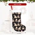 thumbnail image 4 of Balery French Bulldog Pattern Christmas Stockings with Initials, 18" Large Knit Christmas Stocking,Xmas Stocking for Kids, Holiday and Family Stocking, 4 of 7