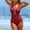 C_ Red, variant on UTSJKR Triangle Bathing Suit for Women Breathable Sexy Cheeky Two Piece Plus Size Swimwear Color Block Bikini Bathing Suits Blue 12-14