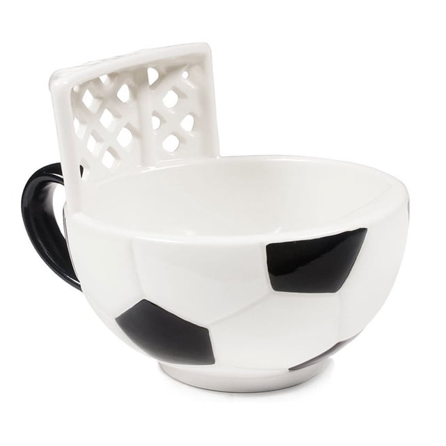 Taza de Cerámica Para Cafe en Forma de Balon De Futbol HappyWare 100133