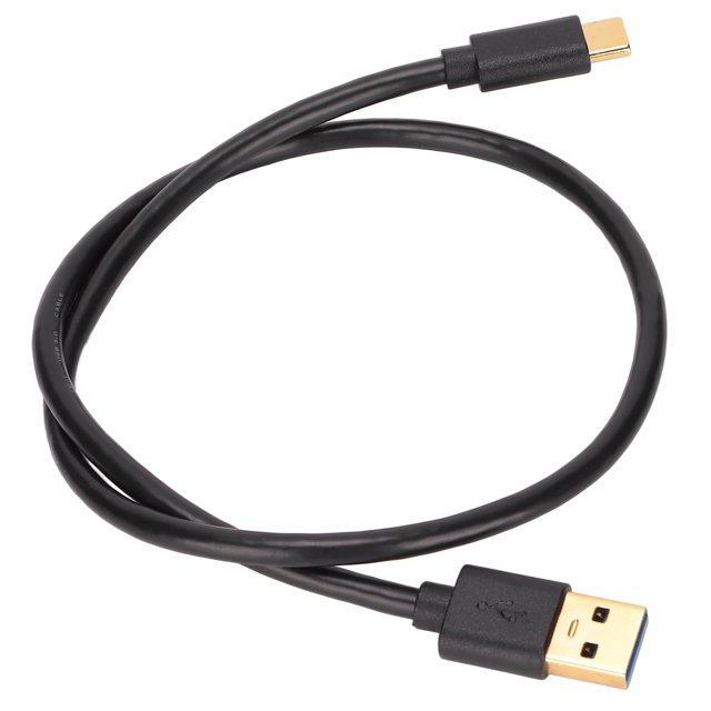 Un cable de datos Mto tipo C, cable de datos USB3.1 tipo cable de datos de EE. UU. Cable macho tipo C de EE. UU. Diseño fácil de usar