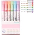 thumbnail image 1 of Mini Stylos à Rouleau pour Tampons, Ensemble de Marqueurs Colorés Bricolage pour Notes, Fournitures Scolaires, Lot de 2, 1 of 7