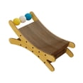 thumbnail image 2 of Cama rascadora para gatos de madera y cartón, bonita, moderna y elegante, para gatos. Color de la madera, 2 of 8