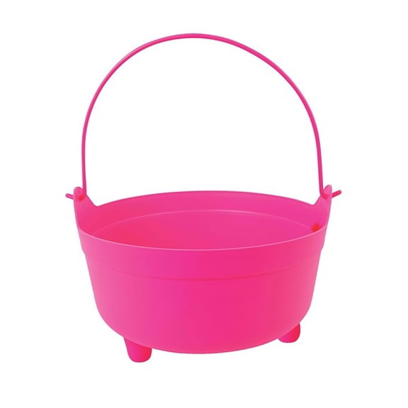 Neon Pink 14-Inch Cauldron with Handle | Cauldrons