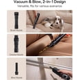 thumbnail image 4 of Baseus Handheld Vacuum Cleaner, Car Vacuum Cordless Rechargeable with Ultra Low Noise and 3H Type-C Fast Charging, Mini Portable Hand Held Vacuum Small Dust Buster for Dog Hair,Keyboard,Car, 4 of 7
