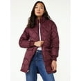 thumbnail image 3 of Time and Tru Women's Onion Belted Barn Coat, Sizes XS-3X, 3 of 7