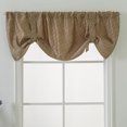 thumbnail image 2 of Cortinas de niveles de cocina jacquard catiónico Cortina de café de bolsillo de varilla 52x18 pulgadas Sunnimix Paneles de cortina corta, 2 of 7