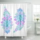 thumbnail image 1 of ABPHQTO Hermosos motivos de Paisley Detalles ornamentales y florales Cortina de ducha de poliéster dibujada 152x180 cm ABPHQTO PKNMT60x72Shower-2253, 1 of 2
