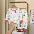 thumbnail image 2 of Kids Underwear Set Clothes Children Pajama Sets  Home Sleepwear  Clothing Boy Girl Autumn Summer T-shirt Tops Pants Suits, 2 of 6