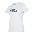 thumbnail image 2 of NFL Playera Aficionado Básica Seattle Seahawks Blanco para Mujer, Talla Chica, 2 of 5