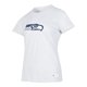 thumbnail image 2 of NFL Playera Aficionado Básica Seattle Seahawks Blanco para Mujer, Talla Grande, 2 of 5