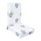 thumbnail image 5 of Fundas elásticas para sillas de comedor, fundas protectoras para asientos para decoración del hogar Flor gris, 5 of 7