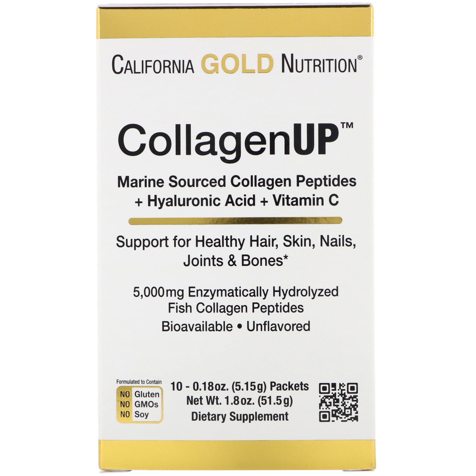 California Gold Nutrition CollagenUp, Marine Hydrolyzed Collagen ...