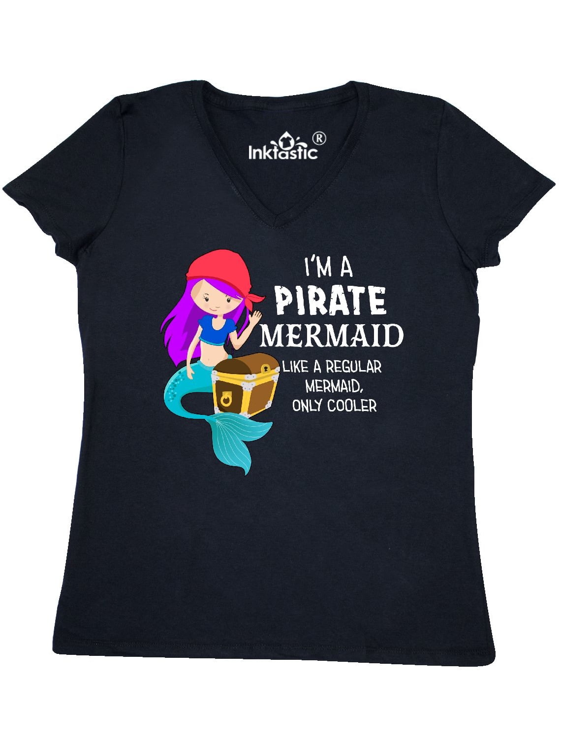 INKtastic - Inktastic I&rsquo;m a Pirate Mermaid-like a Regular Mermaid, Only