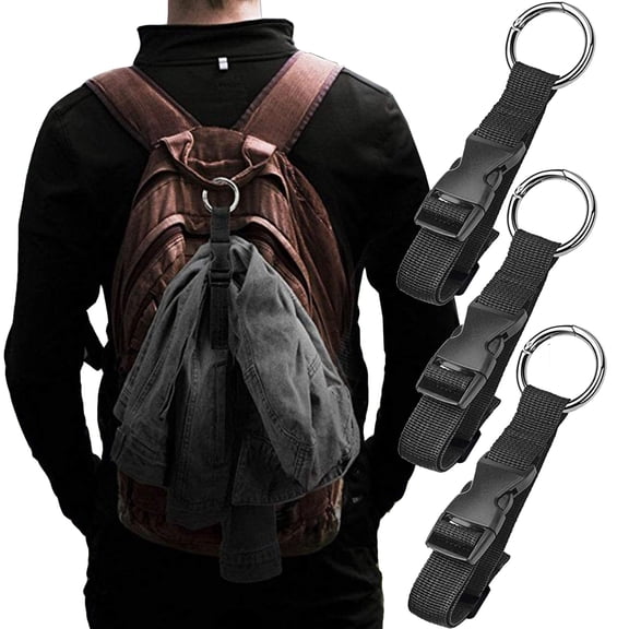 3 Pcs Add a Bag Luggage Straps, Jacket Holder, Make Your Hands Free, Adjustable Suitcase Belt Straps, Travel Accessories for Connecting Luggage