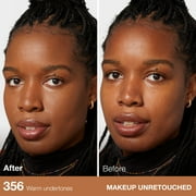 (2 pack) Maybelline Fit Me Matte + Poreless Liquid Foundation Makeup, 356 Warm Coconut, 1 fl oz