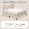 thumbnail image 4 of Asofer 6-Piece Bedroom Set with Lighted Dresser, Queen Size Bed, 2 Chests of Drawers and 2 Nightstands, White, 4 of 29