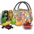 thumbnail image 3 of Fotbe Boho Cute Owls Bolsa Térmica Portátil con Estampado, Bolsa de Entrega de Alimentos Aislada, Bolsa Reutilizable de Gran Capacidad para Comidas y Supermercado, 3 of 6