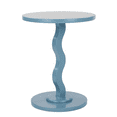 thumbnail image 4 of Mainstays Kids Wood Wavy Nightstand Side Table, Bluestone, 4 of 8