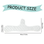 Bra Liners for Sweating Rash Boob Sweat Liner Cotton Pads, 3 Layer Reusable Washable Under Breast Sweat Absorber Pads for Woman, Chafing Protection-5 Pcs