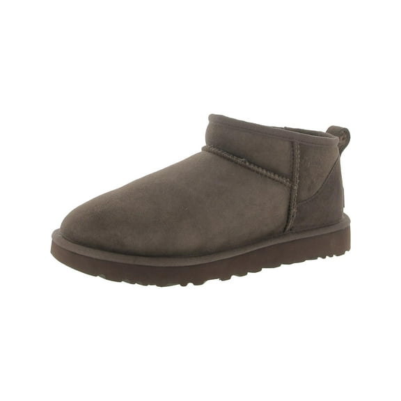 Women's UGG Ankle Boots, Ultra Mini Bootie, Burnt Cedar Suede, Whole Sizes Only