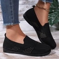 thumbnail image 6 of Plus Size Wide Width Shallow Cut Women's All Occasion Casual Shoes Comfortable Daily Wear Spring Summer Black 6, 6 of 9